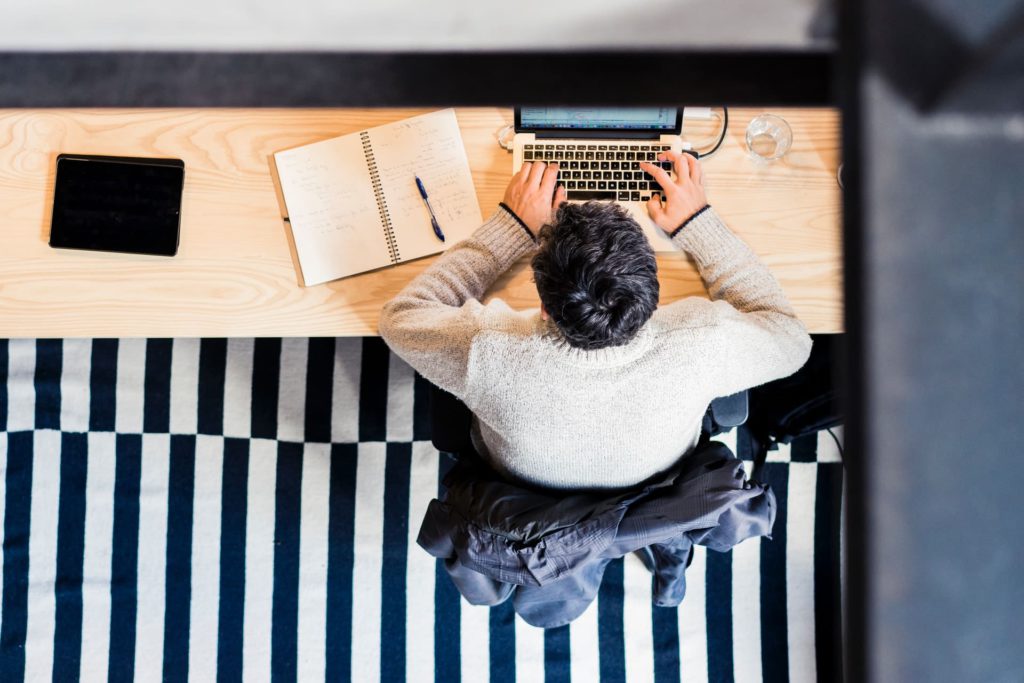 Title image: Man experiencing stress at work